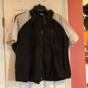 Zip up Harley Shirt